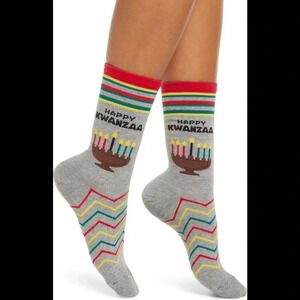 HOT SOX Happy Kwanza Crew Socks​